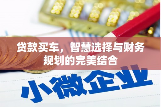 浔阳贷款买车，智慧选择与财务规划的完美结合