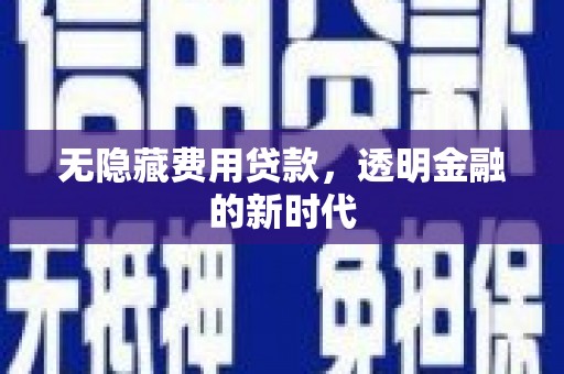漠河无隐藏费用贷款，透明金融的新时代