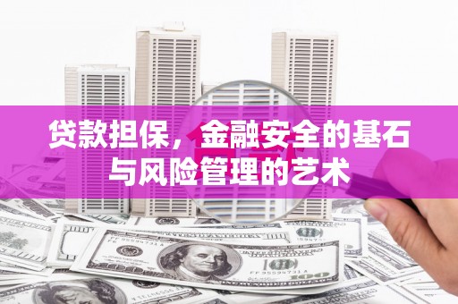 遂昌贷款担保，金融安全的基石与风险管理的艺术