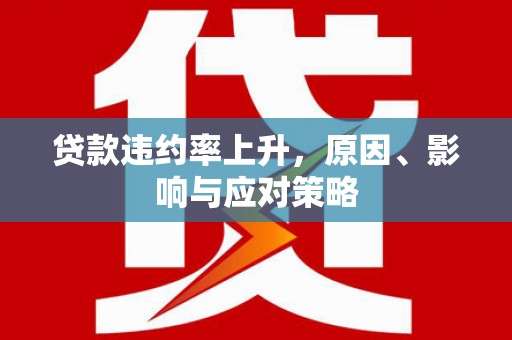 阳春贷款违约率上升，原因、影响与应对策略