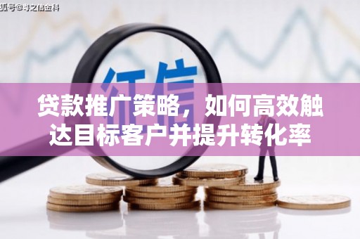顺城贷款推广策略，如何高效触达目标客户并提升转化率
