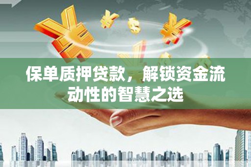 平和保单质押贷款，解锁资金流动性的智慧之选