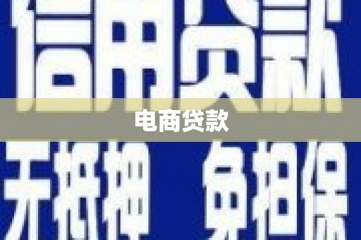 禹州电商贷款