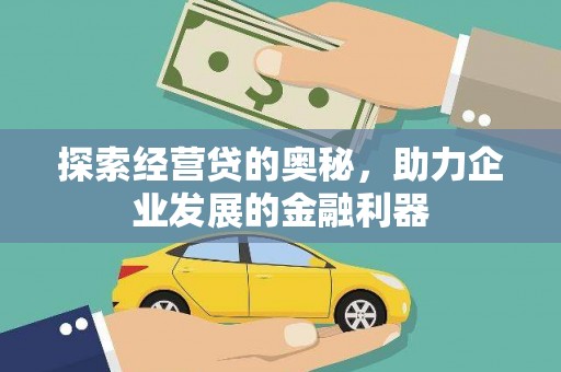 团风探索经营贷的奥秘，助力企业发展的金融利器
