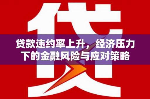 张掖贷款违约率上升，经济压力下的金融风险与应对策略