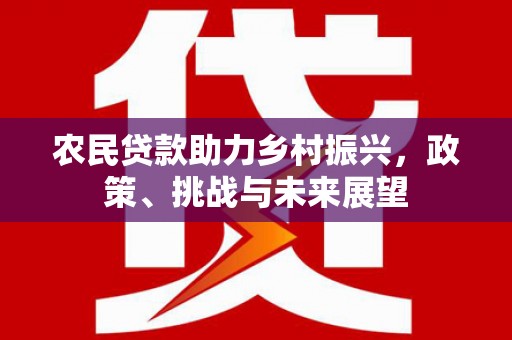 松滋农民贷款助力乡村振兴，政策、挑战与未来展望