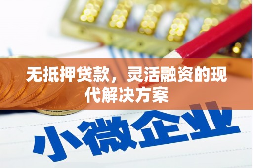 曲水无抵押贷款，灵活融资的现代解决方案