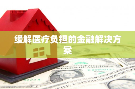 大社缓解医疗负担的金融解决方案