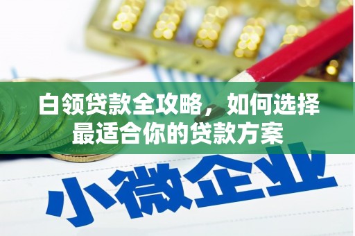 员林白领贷款全攻略，如何选择最适合你的贷款方案