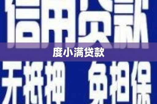 颍上度小满贷款